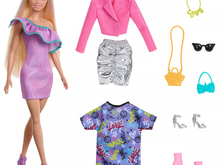 BARBIE DOLL & PARTY FASHIONS (HYT61)
