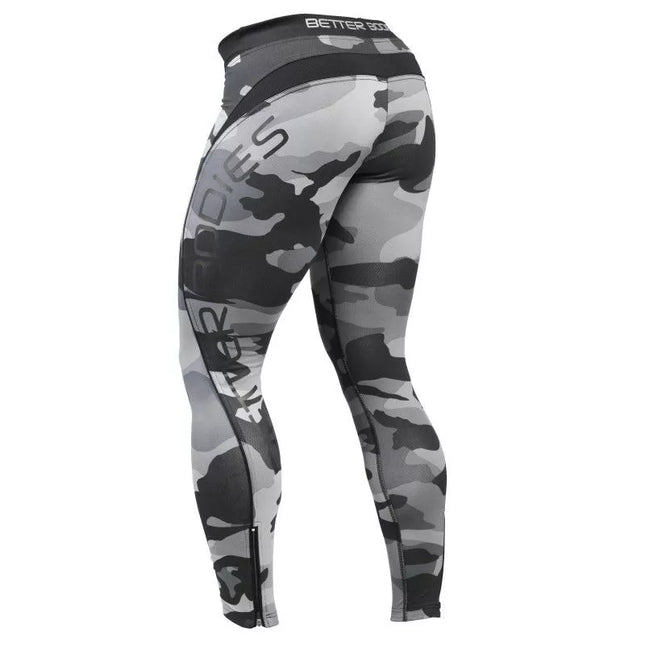 Better Bodies Camo Long Tights (Grey)