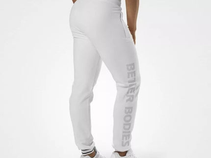 Better Bodies Madison Sweat Pants (White)