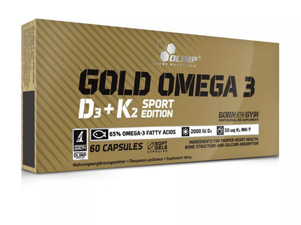 Olimp Gold Omega 3 D3 + K2 Sport Edition 60 kaps.