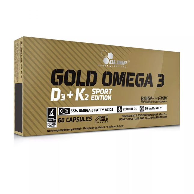 Olimp Gold Omega 3 D3 + K2 Sport Edition 60 capsules
