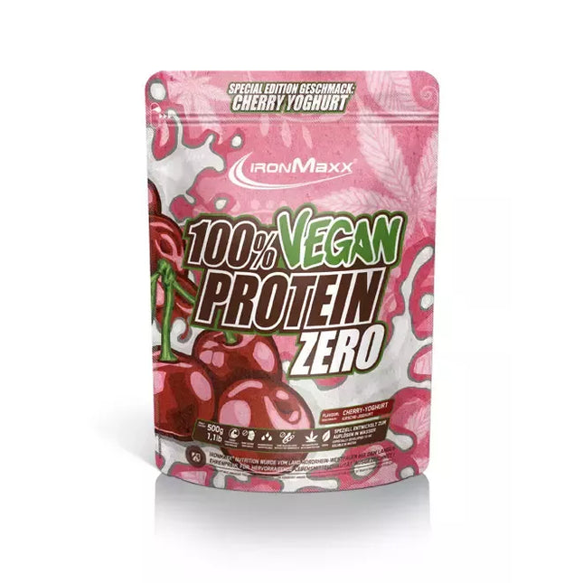IronMaxx 100% Vegan Protein Zero 500 g. GALIOJA IKI: 2025.05.31