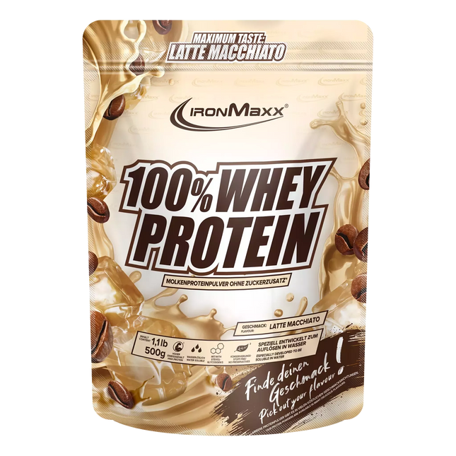 IronMaxx 100% Whey Protein 500 g. (Best before: May 31, 2025)