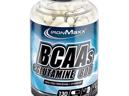 IronMaxx BCAAs + Glutamine 800 130 Caps.