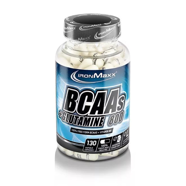 IronMaxx BCAAs + Glutamine 800 130 Caps.
