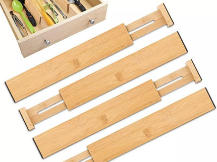 Išlankstomi stalčių organizatoriai 4 vnt