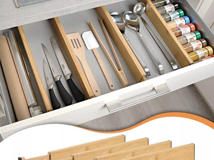 Išlankstomi stalčių organizatoriai 4 vnt