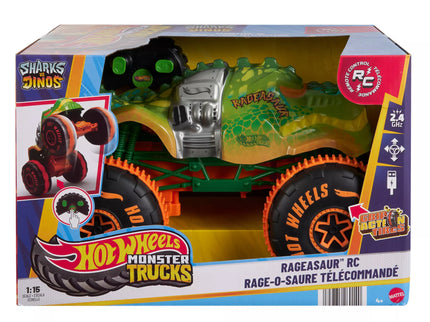 HOT WHEELS MONSTER TRUCKS RC Car – Rageazauras (JBH03)