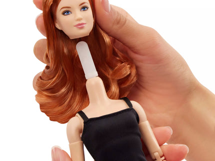BARBIE BASICS Doll No4 lėlė rausvais plaukais (JBH74)