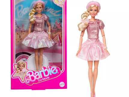 Collectible Barbie Movie Pink Beret Doll (JBJ53)