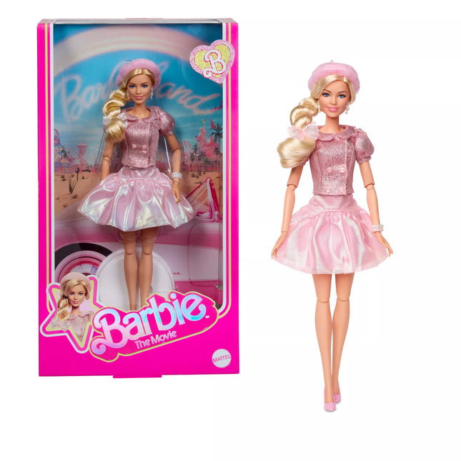 Collectible Barbie Movie Pink Beret Doll (JBJ53)