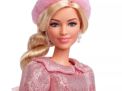 Collectible Barbie Movie Pink Beret Doll (JBJ53)