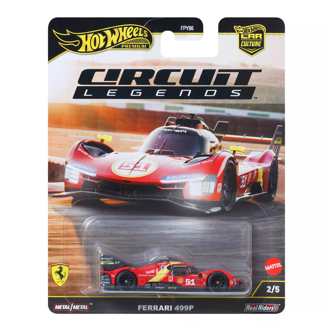 HOT WHEELS PREMIUM CAR CULTURE model car - Ferrari 499P (JBK49)
