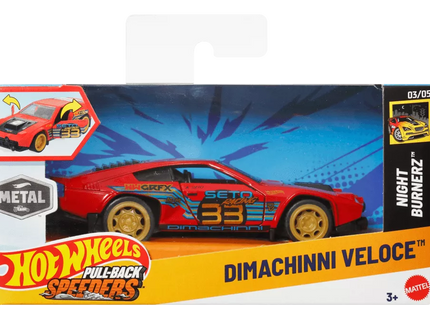 HOT WHEELS automodeliukas – Pull-Back Speeders (HPR70)