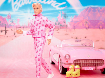 Collectible Barbie Movie Ken in Pink Suit (JCP80)
