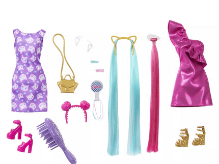 BARBIE FUN AND FANCY HAIR Doll Set (JDC85)