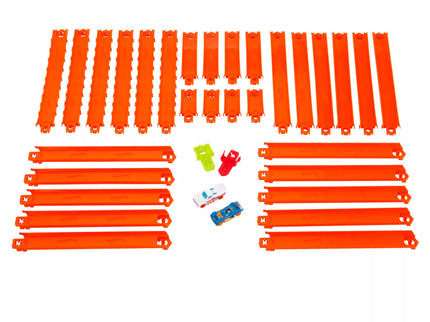 HOT WHEELS Mega Track Extension Set + 2 Cars (JDW42)
