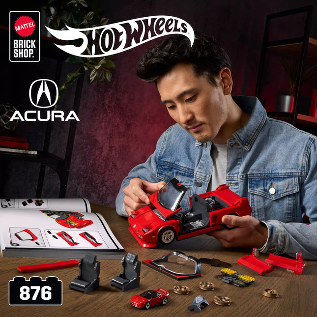 MATTEL BRICK SHOP HOT WHEELS Building Set – Elite Acura (JFT17)