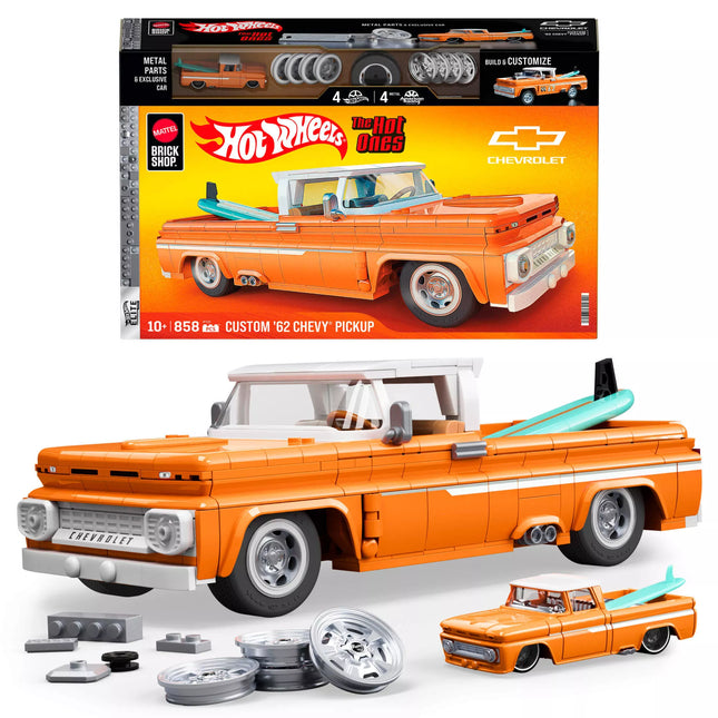 MATTEL HOT WHEELS Brick Shop Construction Set - Elite Chevy (JFT20)