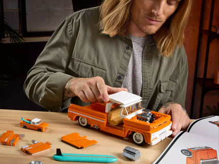 MATTEL HOT WHEELS Brick Shop Construction Set - Elite Chevy (JFT20)