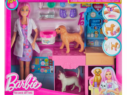 BARBIE lėlės veterinarės rinkinys (JFX93)
