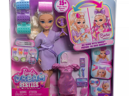 BARBIE DREAM BESTIES lėlės Malibu grožio rinkinys (JGG38)
