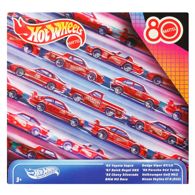 HOT WHEELS 8-Car Pack Mattel 80 (JGK09)