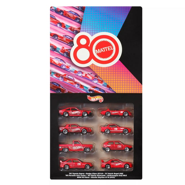 HOT WHEELS 8-Car Pack Mattel 80 (JGK09)