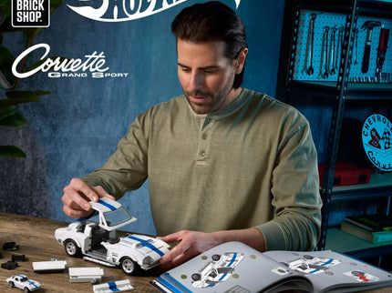 MATTEL BRICK SHOP HOT WHEELS Constructor – Corvette Grand Sport (JGR31)