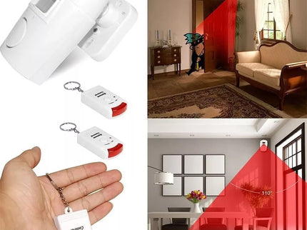 Belaidė signalizacija su valdymo pulteliu