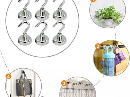 Kabliukas Su Magnetu 20 mm, 2 vnt.