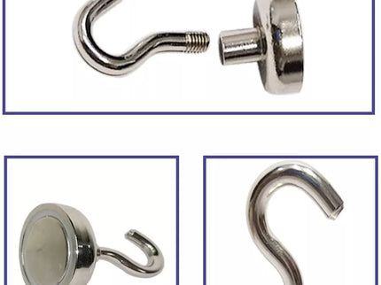 Kabliukas Su Magnetu 20 mm, 2 vnt.