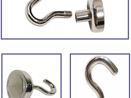 Kabliukas Su Magnetu 25 mm, 2 vnt.