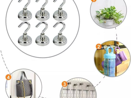 Kabliukas Su Magnetu 25 mm, 2 vnt.