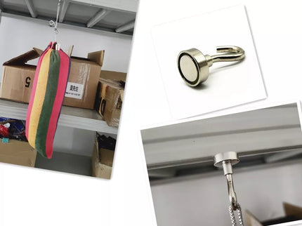 Kabliukas su magnetu 14mm, 2 vnt.