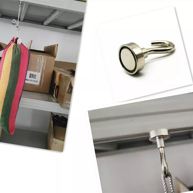 Kabliukas su magnetu 14mm, 2 vnt.