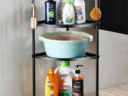 Kampinė lentyna JUODA