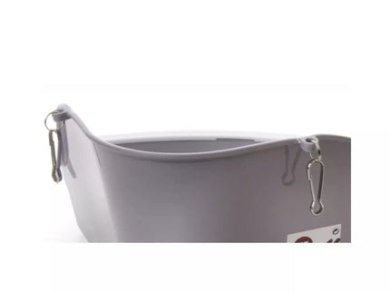 Kampinis tualetas graužikams su tinkleliu, 18x18x25 cm, pilkas