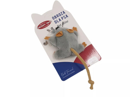 Katės žaislas – minkštas pliušinis žiurkėnas su uodega