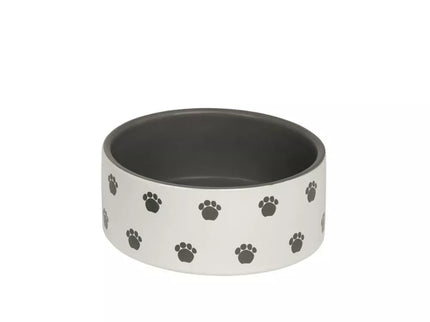 Ceramic bowl Pata gray/cream, 15x6 cm