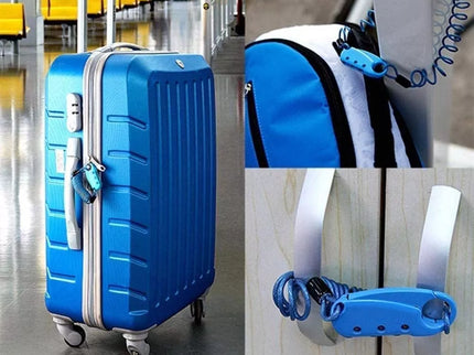 Kodinė spyna su trosu