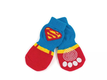 Dog Socks Superman, M, 4 pcs.