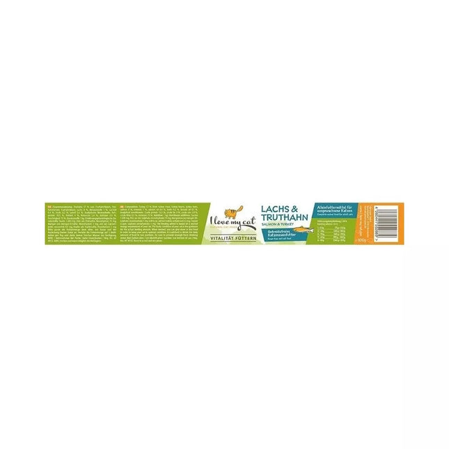 Cat food with salmon and turkey I Love My Cat, 100 g