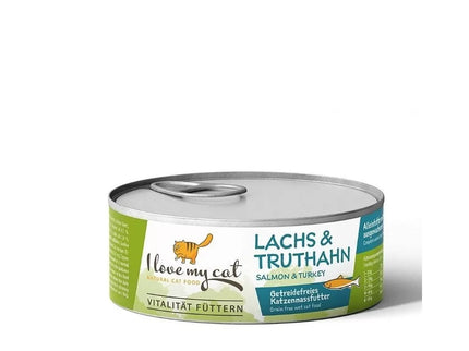 Cat food with salmon and turkey I Love My Cat, 100 g
