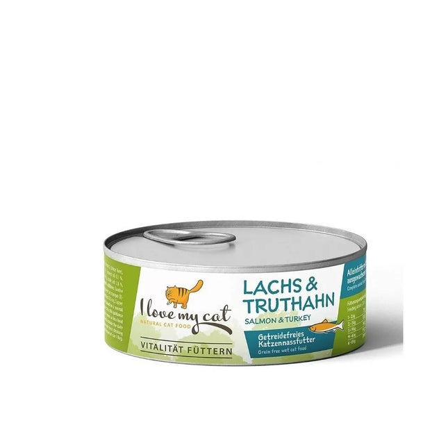 Cat food with salmon and turkey I Love My Cat, 100 g