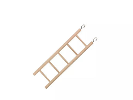 Žaislas paukščiams medinės kopėtėlės, 5 pakopos, 22x7 cm