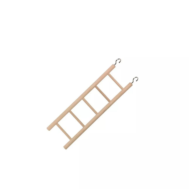Wooden Bird Ladder Toy, 5 Steps, 22x7 cm