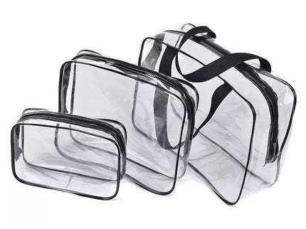 Kosmetinių krepšių rinkinys, 3 vnt.