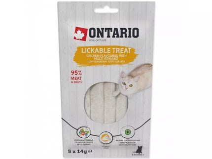 Creamy treat for cats with chicken and multivitamins, 5x14 g