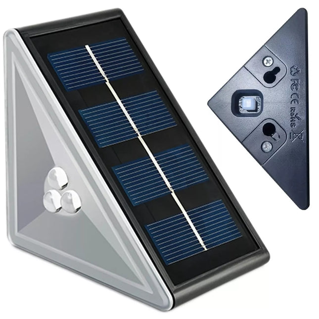 Solar-powered stair light